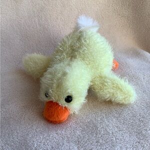 Marcel Schurman HTF Yellow Orange Little Plush Duck Working Sound Stuffed Animal